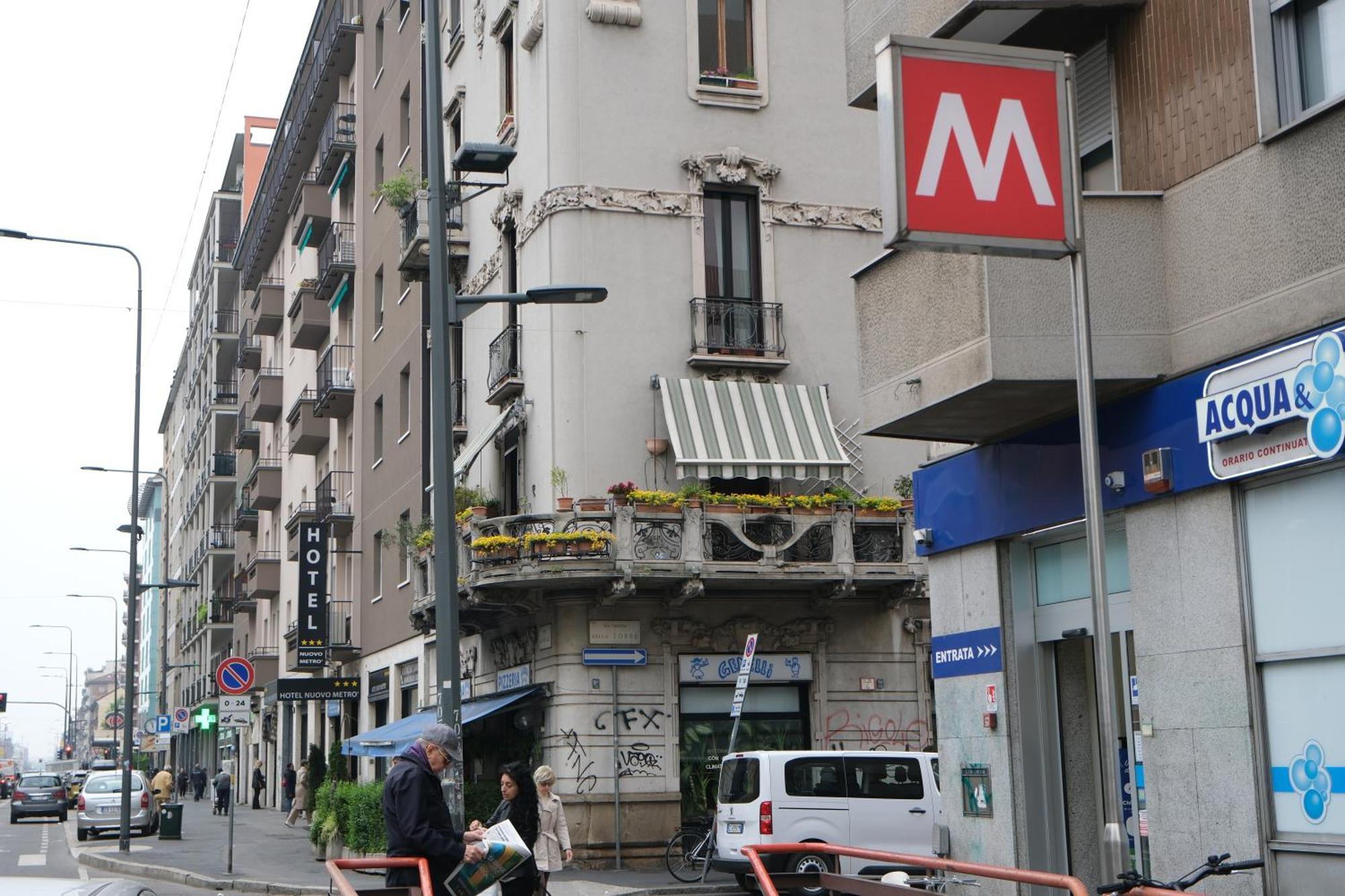 מילאנו Hotel Nuovo Metro מראה חיצוני תמונה